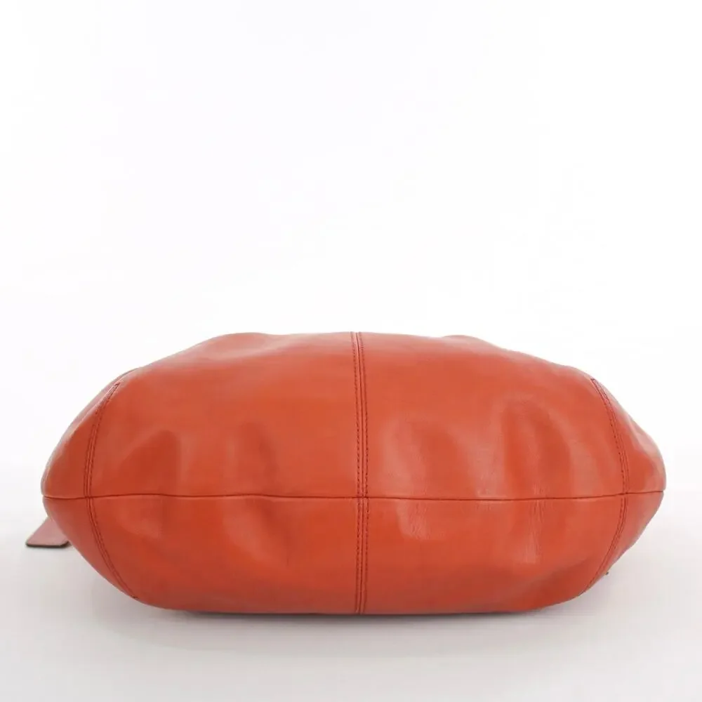 Coach Vintage Y2K Soho Hobo Bag Orange Leather Shoulder Bag - Picture 4 of 9